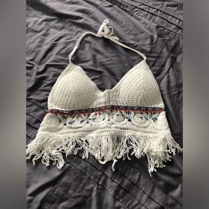 NB Beaded Crochet Top
